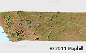 Satellite Panoramic Map of N'gauma