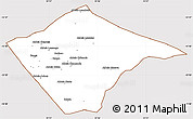 Classic Style Simple Map of N'gauma, cropped outside