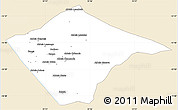 Classic Style Simple Map of N'gauma, single color outside