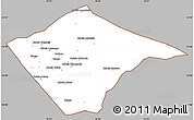 Gray Simple Map of N'gauma, cropped outside