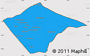 Political Simple Map of N'gauma, cropped outside