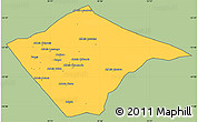 Savanna Style Simple Map of N'gauma, cropped outside