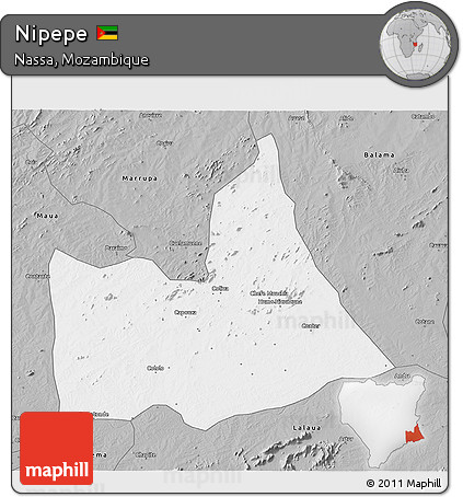Gray 3D Map of Nipepe