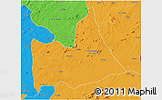 Political 3D Map of Nipepe