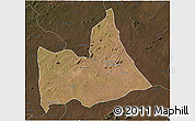 Satellite 3D Map of Nipepe, darken
