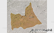 Satellite 3D Map of Nipepe, lighten, semi-desaturated