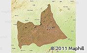 Satellite 3D Map of Nipepe, physical outside