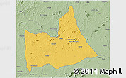 Savanna Style 3D Map of Nipepe