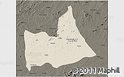 Shaded Relief 3D Map of Nipepe, darken