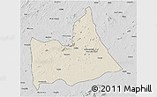 Shaded Relief 3D Map of Nipepe, desaturated