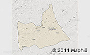 Shaded Relief 3D Map of Nipepe, lighten, semi-desaturated