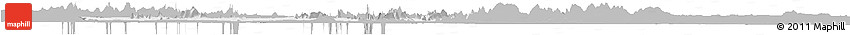 Gray Horizon Map of Nipepe, single color outside