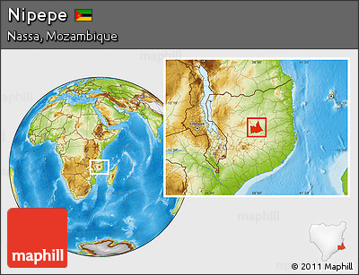 Physical Location Map of Nipepe