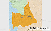Political Map of Nipepe, lighten