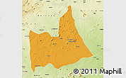 Political Map of Nipepe, physical outside