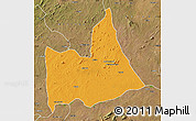 Political Map of Nipepe, satellite outside