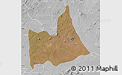 Satellite Map of Nipepe, lighten, desaturated