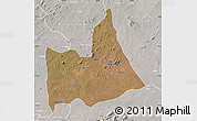 Satellite Map of Nipepe, lighten, semi-desaturated