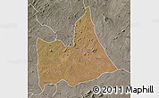 Satellite Map of Nipepe, semi-desaturated