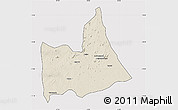 Shaded Relief Map of Nipepe, cropped outside