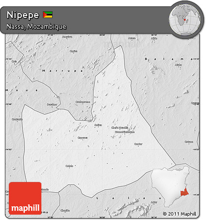 Silver Style Map of Nipepe