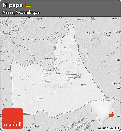 Silver Style Map of Nipepe