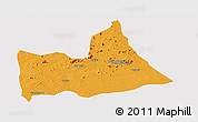 Political Panoramic Map of Nipepe, cropped outside