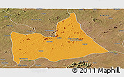 Political Panoramic Map of Nipepe, satellite outside