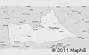 Silver Style Panoramic Map of Nipepe