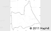 Blank Simple Map of Nipepe, cropped outside, no labels