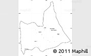 Blank Simple Map of Nipepe, cropped outside
