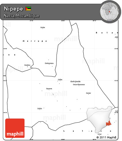 Blank Simple Map of Nipepe