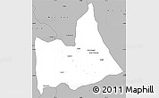 Gray Simple Map of Nipepe