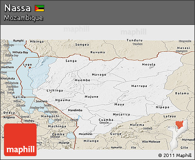 Classic Style Panoramic Map of Nassa
