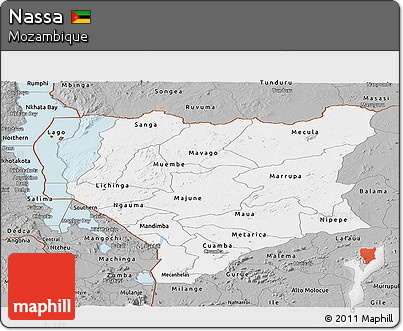 Gray Panoramic Map of Nassa