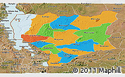 Political Panoramic Map of Nassa, satellite outside