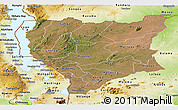 Satellite Panoramic Map of Nassa, physical outside