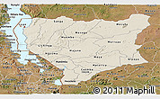 Shaded Relief Panoramic Map of Nassa, satellite outside