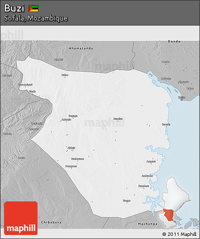 Gray 3D Map of Buzi