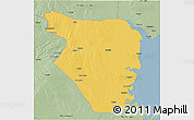 Savanna Style 3D Map of Buzi