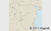 Shaded Relief 3D Map of Buzi