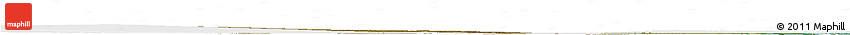 Satellite Horizon Map of Buzi, single color outside