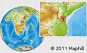 Physical Location Map of Buzi
