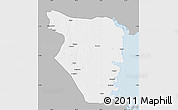 Gray Map of Buzi, single color outside