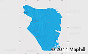 Political Map of Buzi, cropped outside