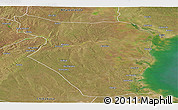 Satellite Panoramic Map of Buzi