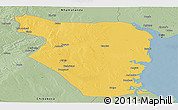 Savanna Style Panoramic Map of Buzi