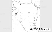 Blank Simple Map of Buzi