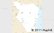 Classic Style Simple Map of Buzi