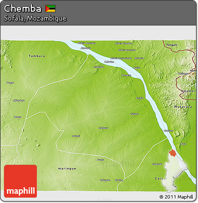 Physical 3D Map of Chemba